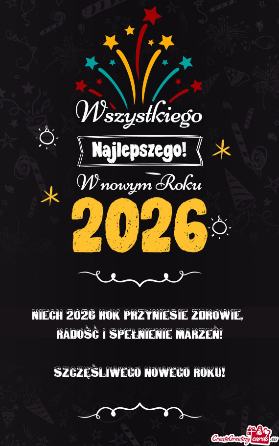 Niech 2026 rok przyniesie zdrowie
