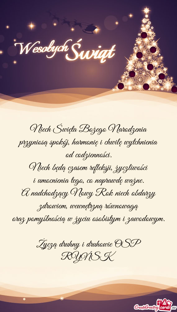 Niech będą czasem refleksji, życzliwości