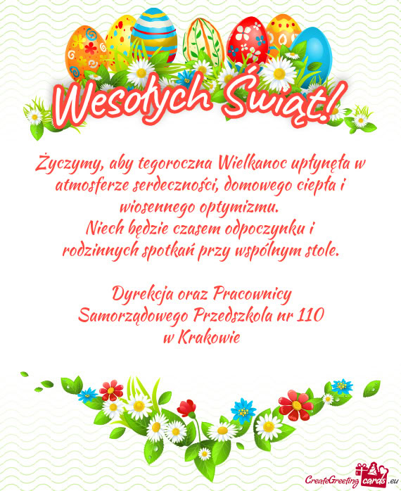 Niech będzie czasem odpoczynku i