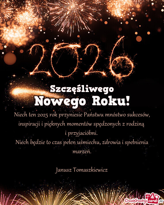 Niech będzie to czas pełen uśmiechu, zdrowia i spełnienia marzeń