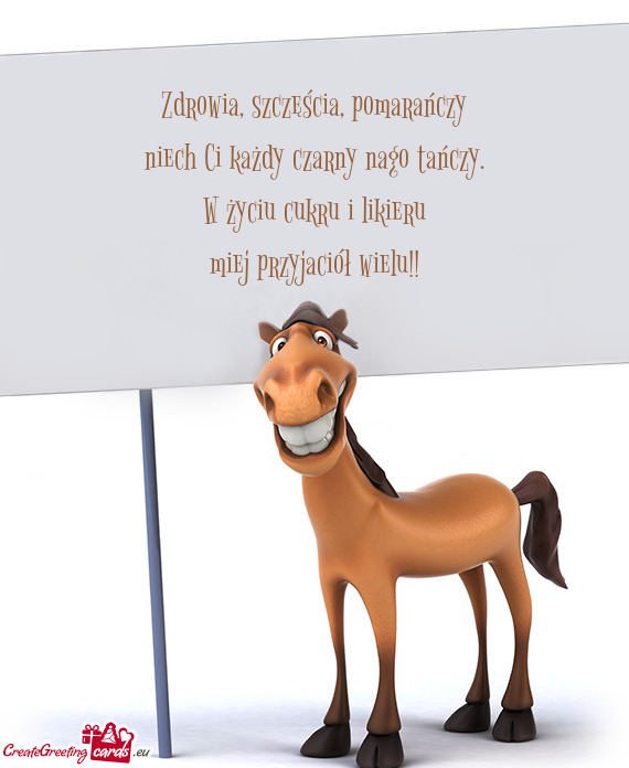 Niech Ci każdy czarny nago tańczy