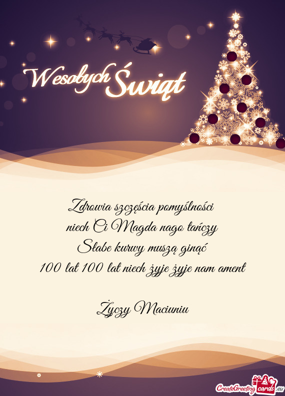 Niech Ci Magda nago tańczy