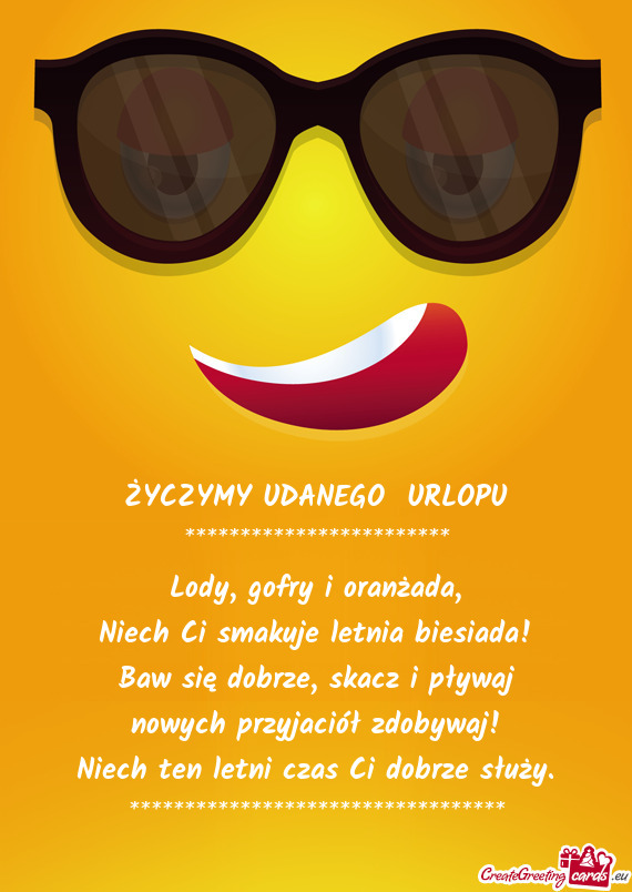 Niech Ci smakuje letnia biesiada