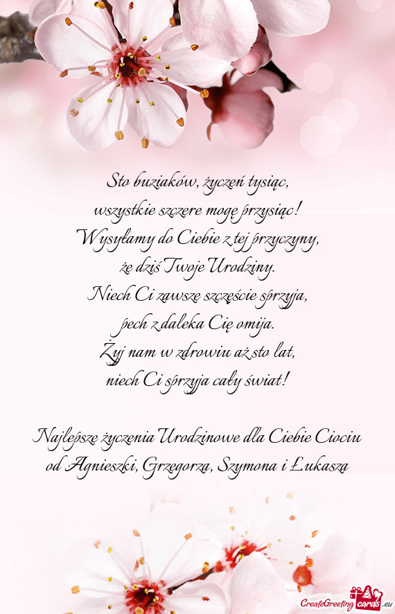 Niech Ci sprzyja cały świat