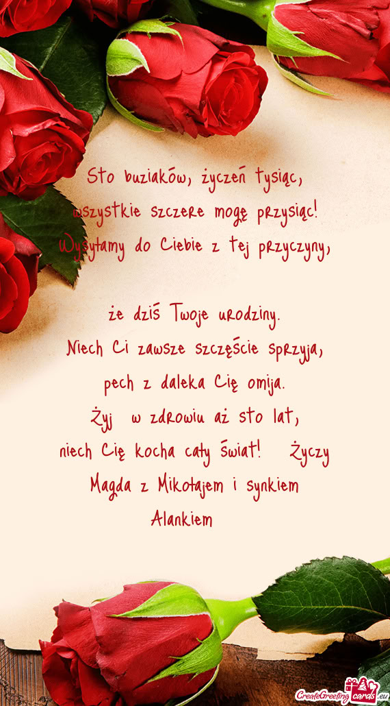 Niech Cię kocha cały świat! Magda z Mikołajem i synkiem Alankiem 🌹
