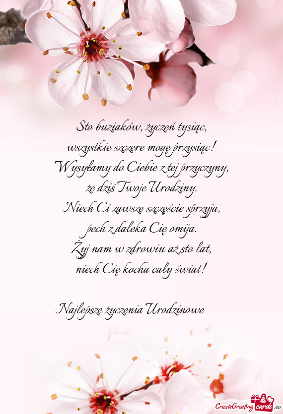 Niech Cię kocha cały świat! Najlepsze życzenia Urodzinowe ❤️❤️❤️