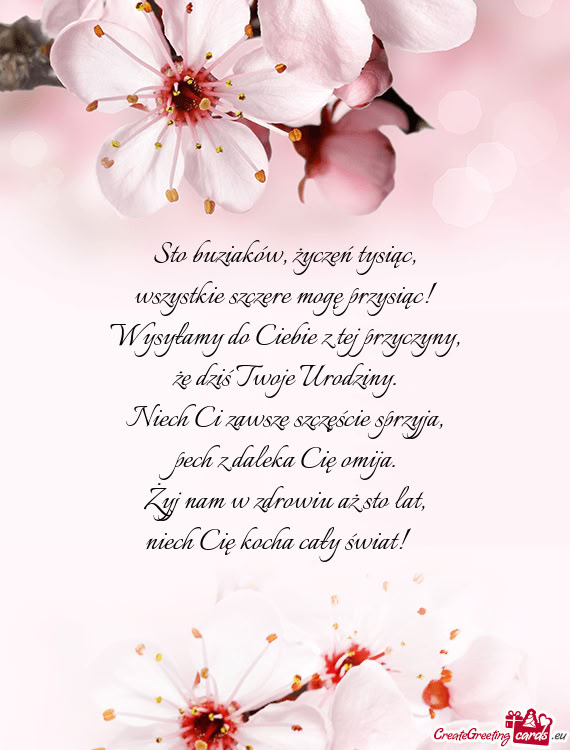 Niech Cię kocha cały świat!❤️🌷