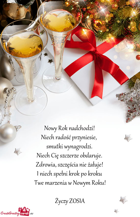 Niech Cię szczerze obdaruje