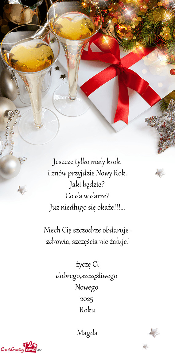 Niech Cię szczodrze obdaruje- zdrowia