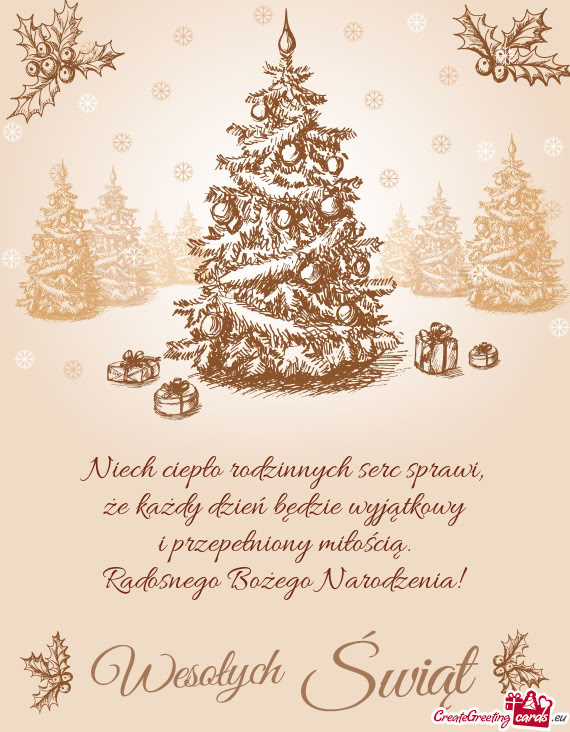 Niech ciepło rodzinnych serc sprawi