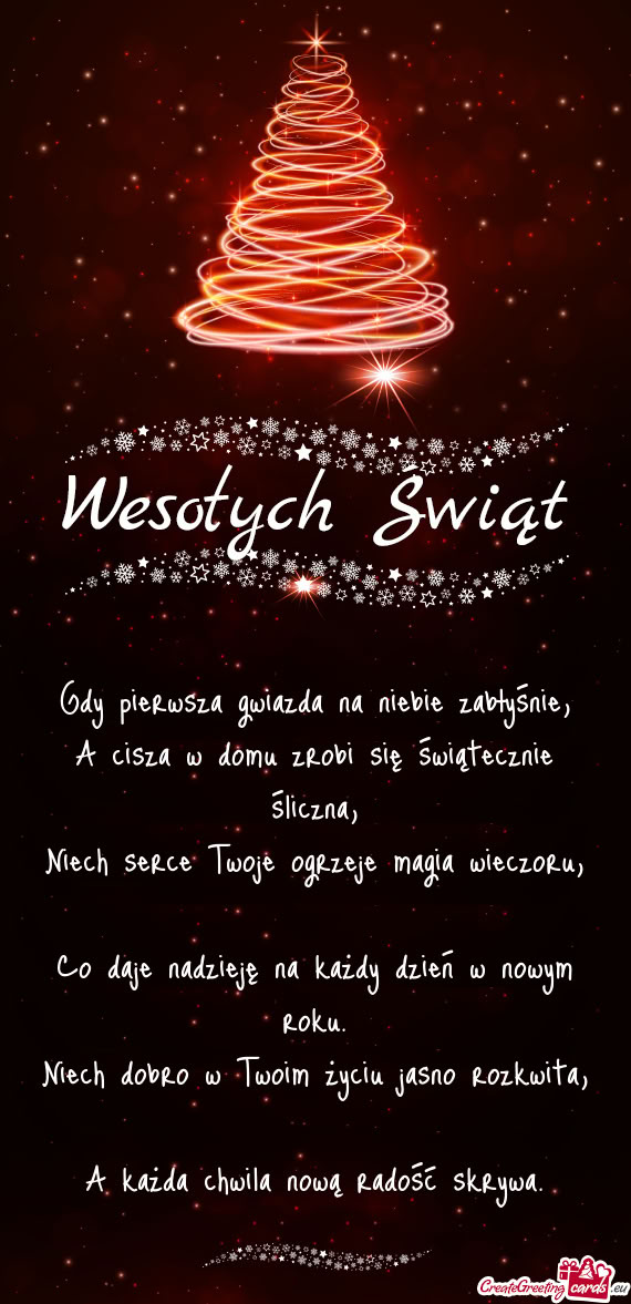 Niech dobro w Twoim życiu jasno rozkwita