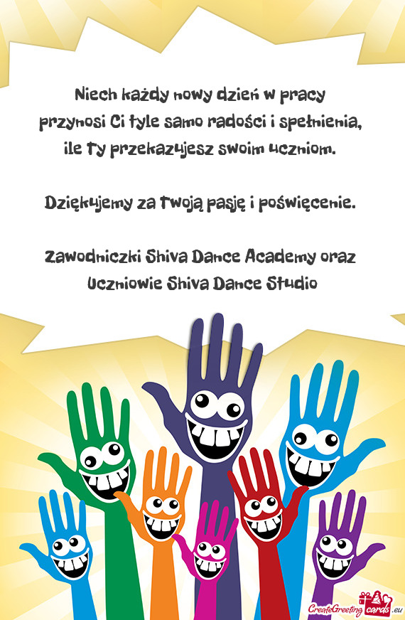 Niech każdy nowy dzień w pracy