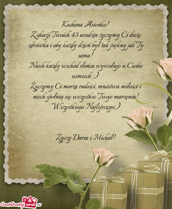 Niech każdy wschód słońca wywołuje u Ciebie uśmiech :)