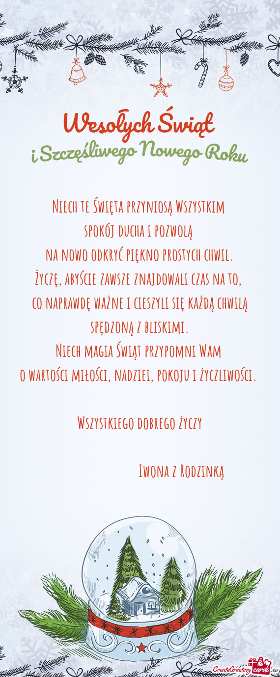 Niech magia Świąt przypomni Wam