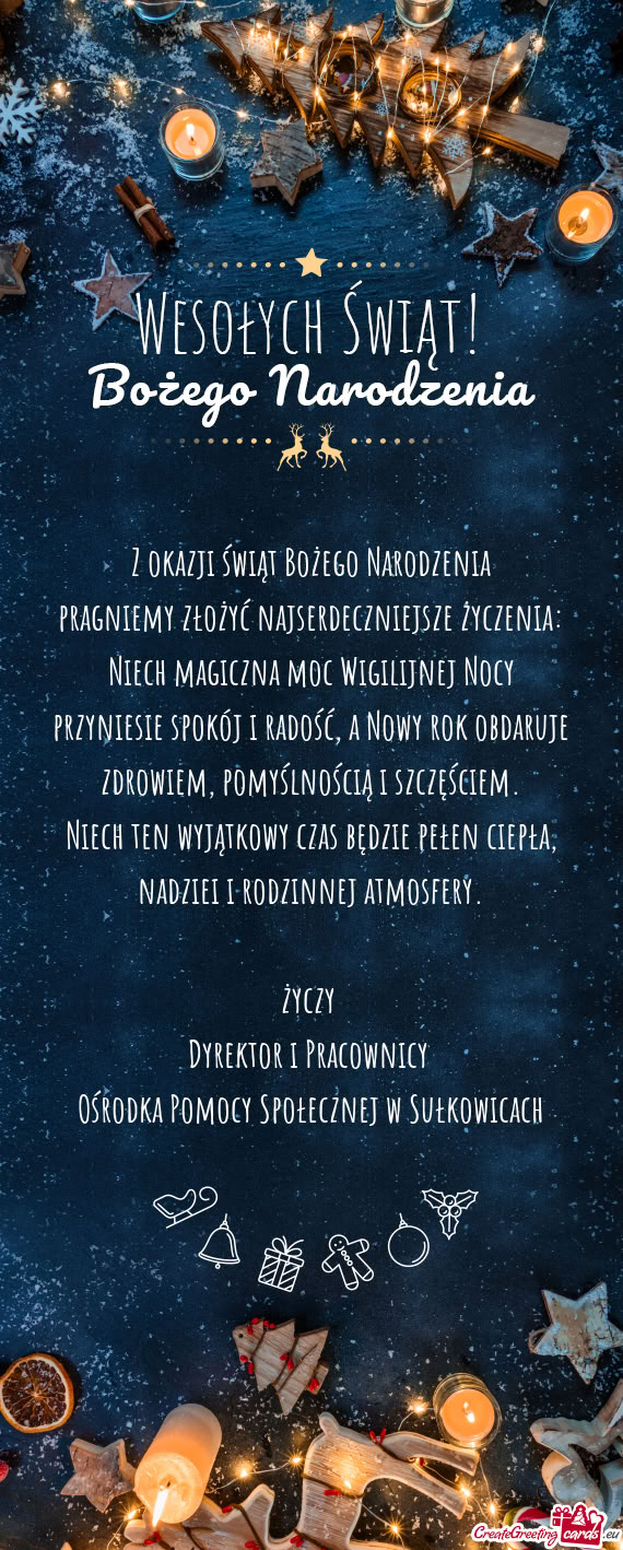 Niech magiczna moc Wigilijnej Nocy