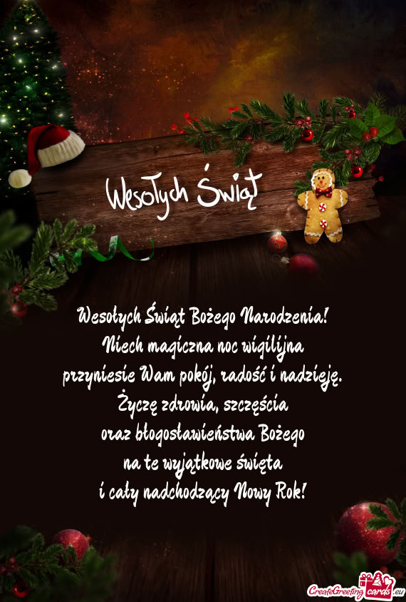 Niech magiczna noc wigilijna