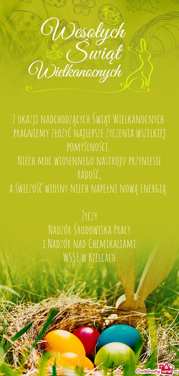 Niech moc wiosennego nastroju przyniesie radość