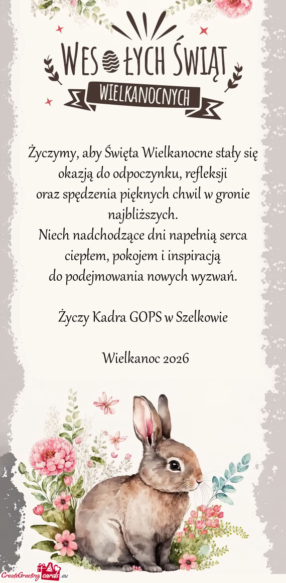 Niech nadchodzące dni napełnią serca ciepłem, pokojem i inspiracją