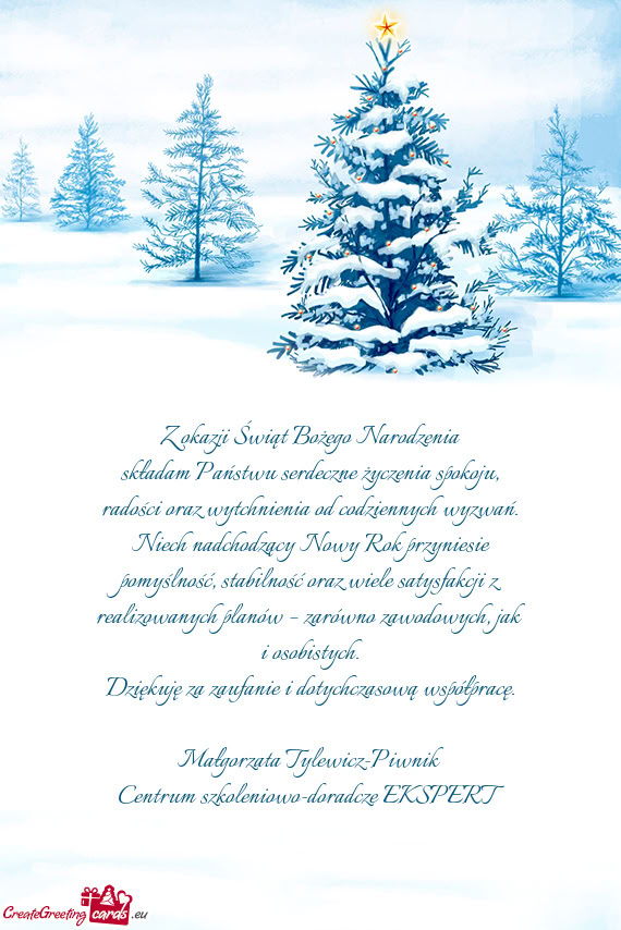 Niech nadchodzący Nowy Rok przyniesie pomyślność, stabilność oraz wiele satysfakcji z realizow