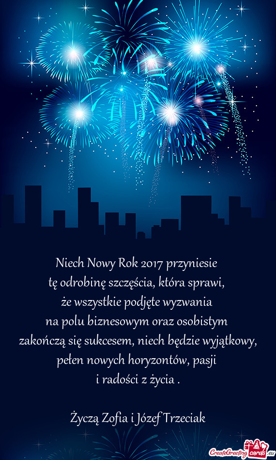 Niech Nowy Rok 2017 przyniesie