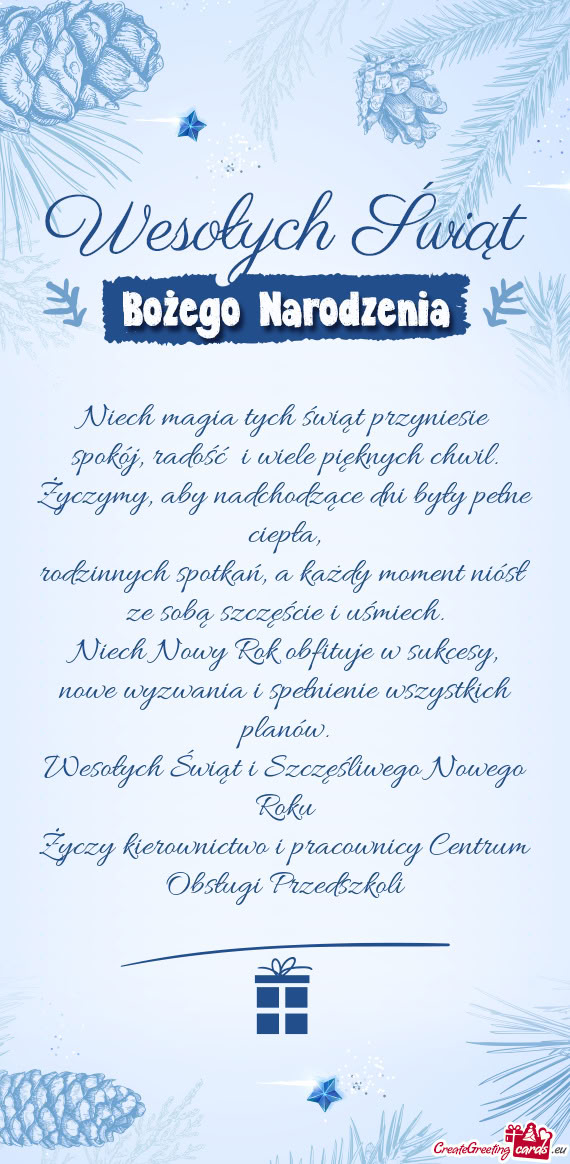 Niech Nowy Rok obfituje w sukcesy