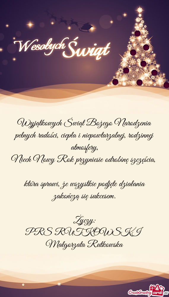 Niech Nowy Rok przyniesie odrobinę szczęścia