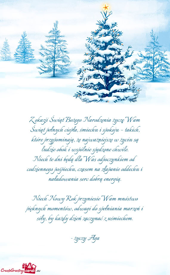 Niech Nowy Rok przyniesie Wam mnóstwo pięknych momentów, odwagi do spełniania marzeń i siły, b