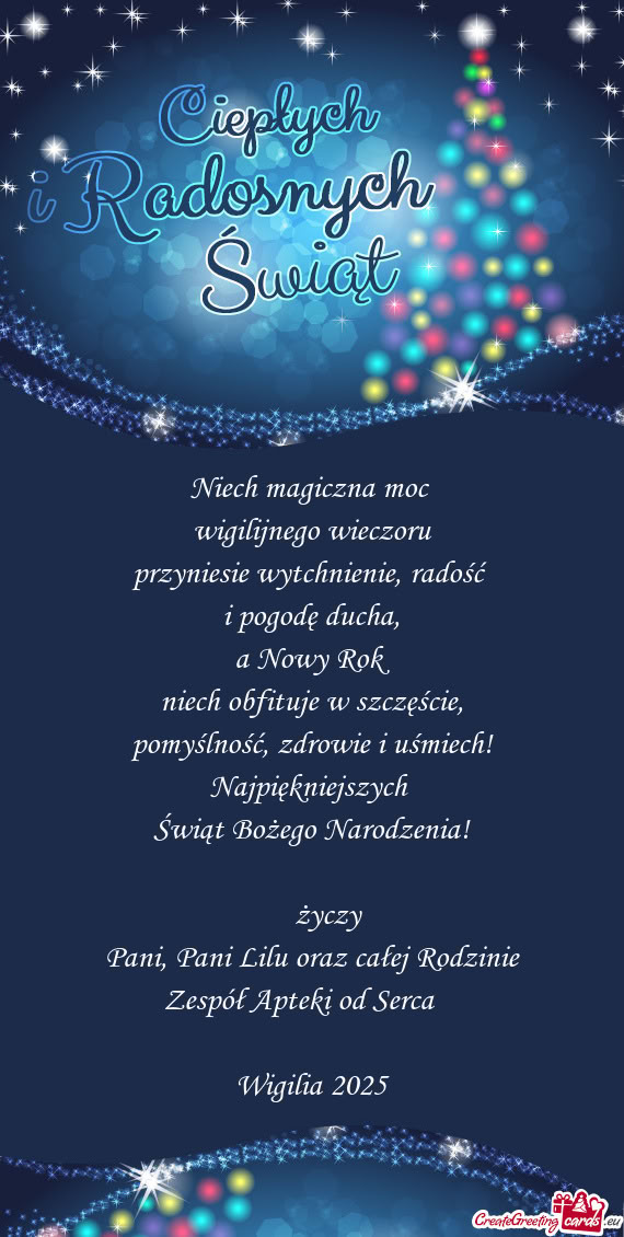 Niech obfituje w szczęście