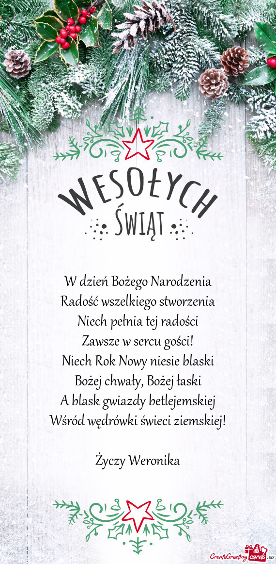 Niech pełnia tej radości