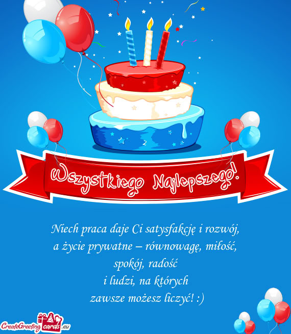 Niech praca daje Ci satysfakcję i rozwój