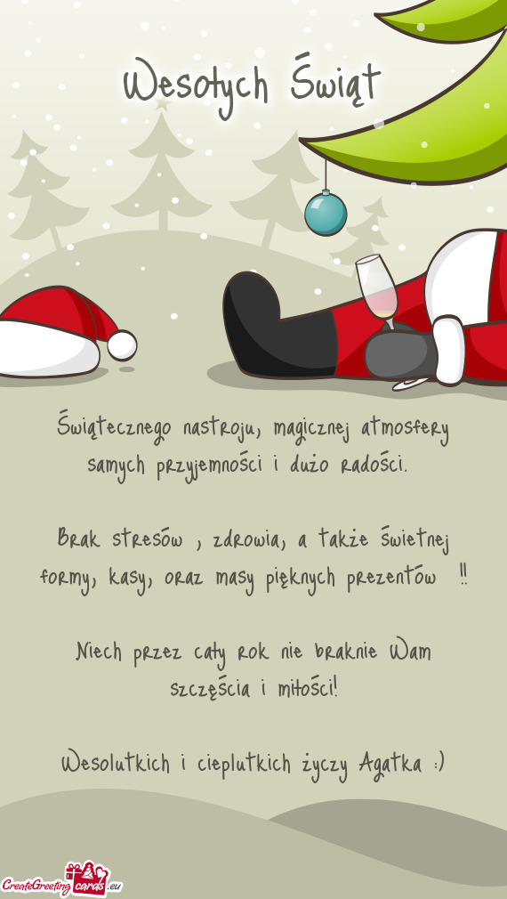 Niech przez cały rok nie braknie Wam szczęścia i miłości