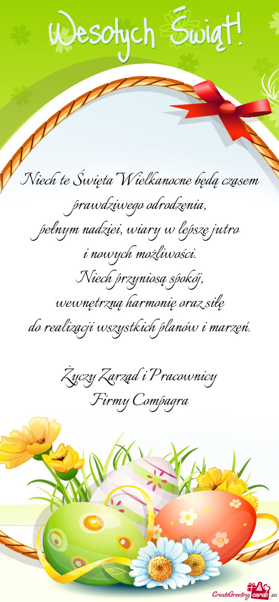 Niech przyniosą spokój