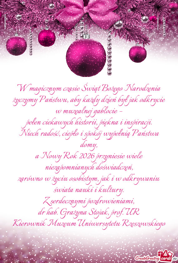 Niech radość, ciepło i spokój wypełnią Państwa domy