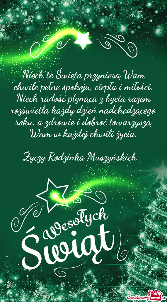 Niech radość płynąca z bycia razem rozświetla każdy dzień nadchodzącego roku