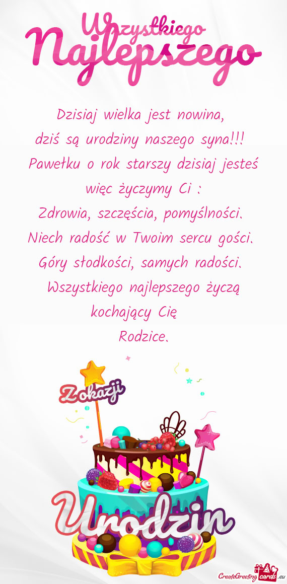 Niech radość w Twoim sercu gości