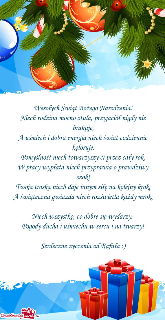 Niech rodzina mocno otula, przyjaciół nigdy nie brakuje