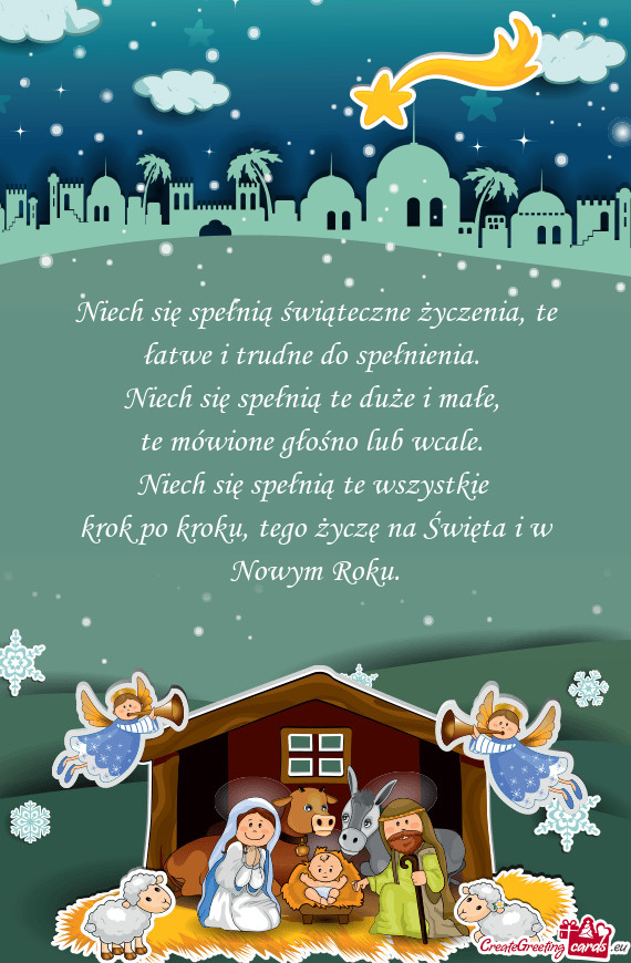 Niech się spełnią świąteczne życzenia, te łatwe i trudne do