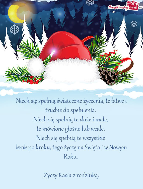 Niech się spełnią świąteczne życzenia, te łatwe i trudne do