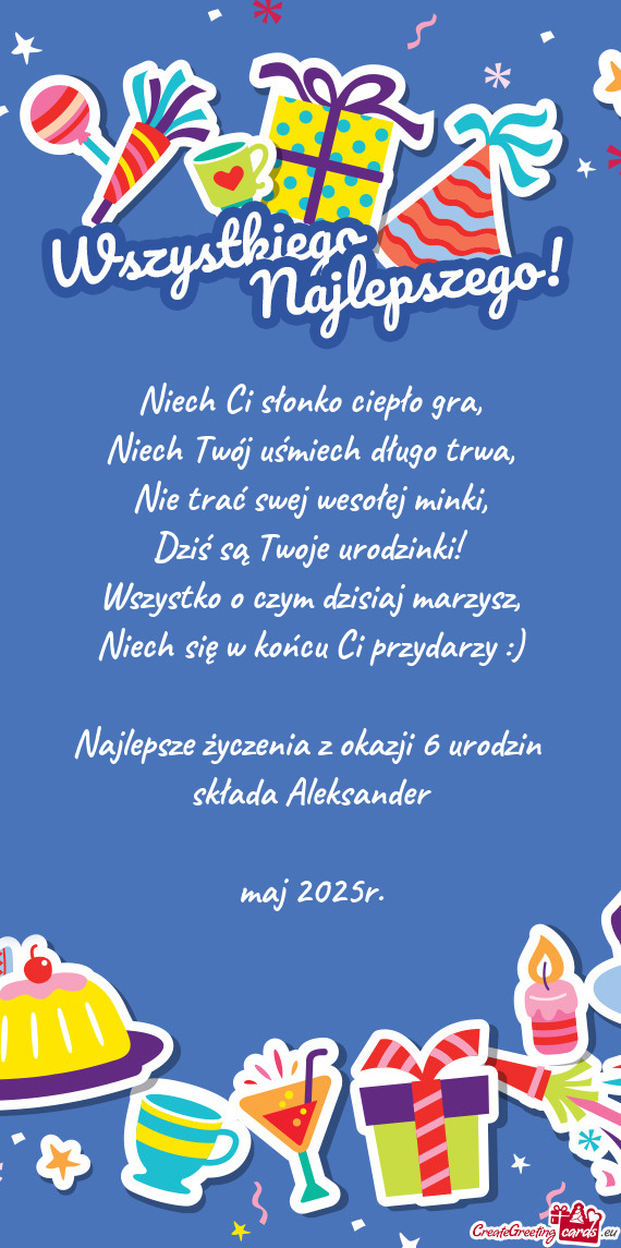 Niech się w końcu Ci przydarzy :)