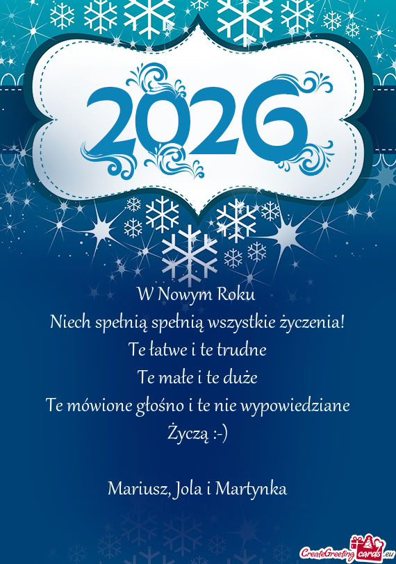 Niech spełnią spełnią wszystkie życzenia