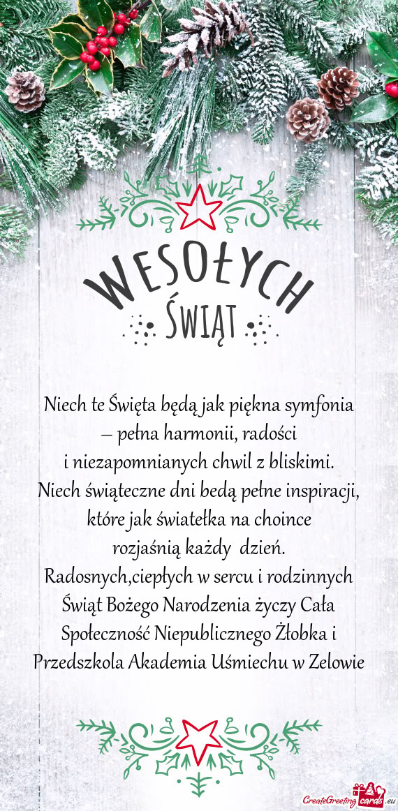 Niech świąteczne dni bedą pełne inspiracji