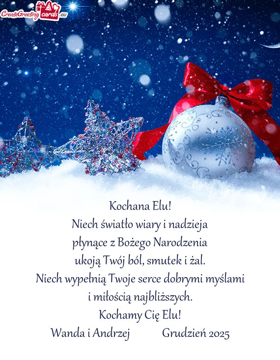 Niech światło wiary i nadzieja