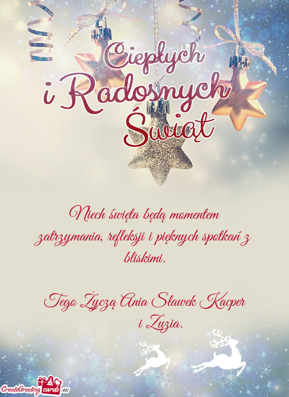 Niech święta będą momentem