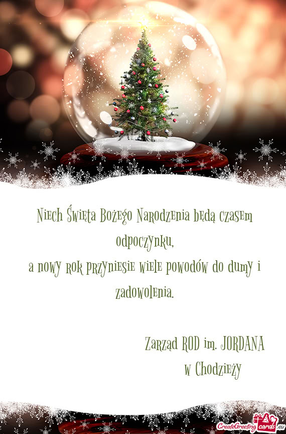 Niech Święta Bożego Narodzenia będą czasem odpoczynku