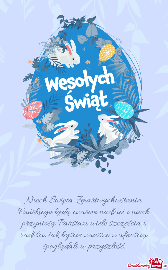 Niech Święta Zmartwychwstania Pańskiego będą czasem nadziei i niech