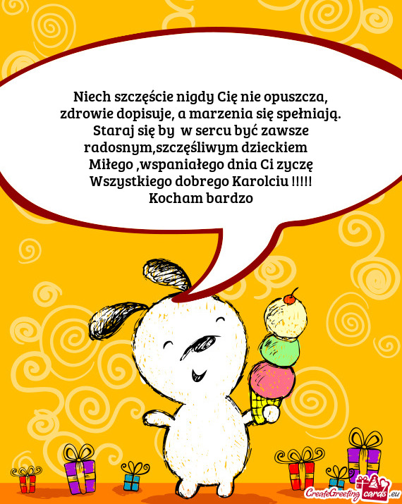 Niech szczęście nigdy Cię nie opuszcza