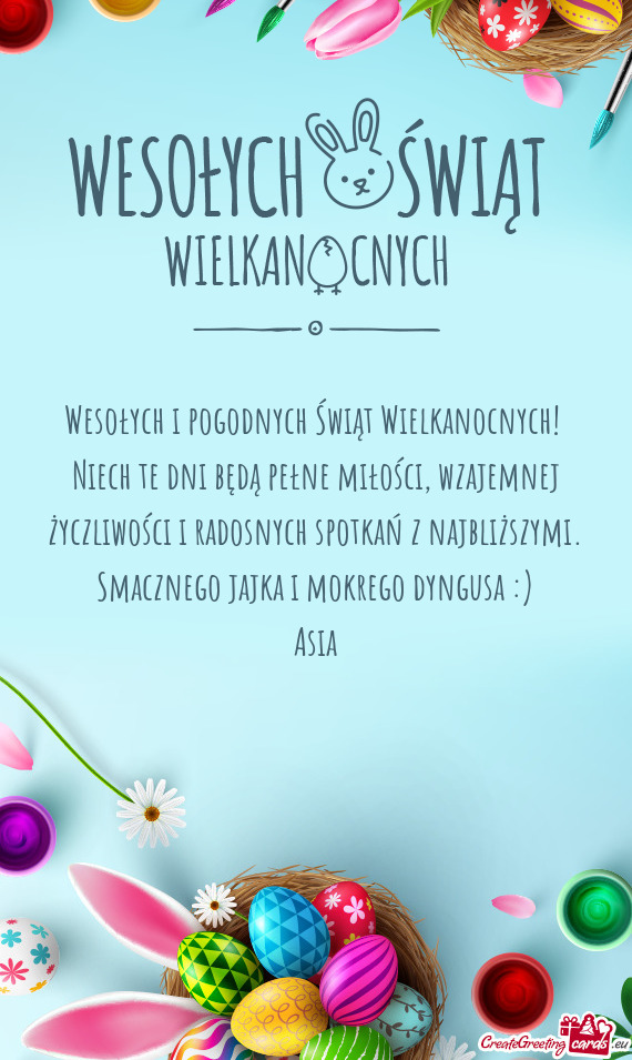 Niech te dni będą pełne miłości, wzajemnej życzliwości i radosnych spotkań z najbliższymi
