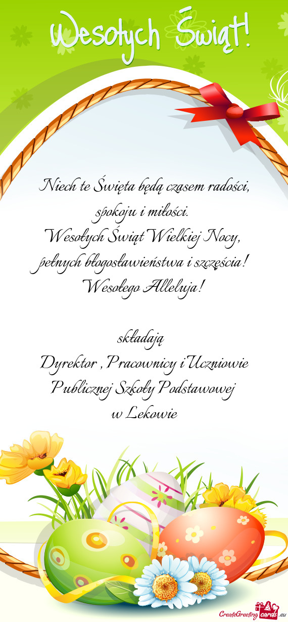 Niech te Święta będą czasem radości, spokoju i miłości