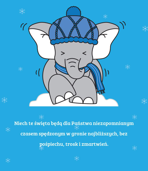 Niech te święta będą dla Państwa niezapomnianym czasem spędzonym w gronie najbliższych, bez p