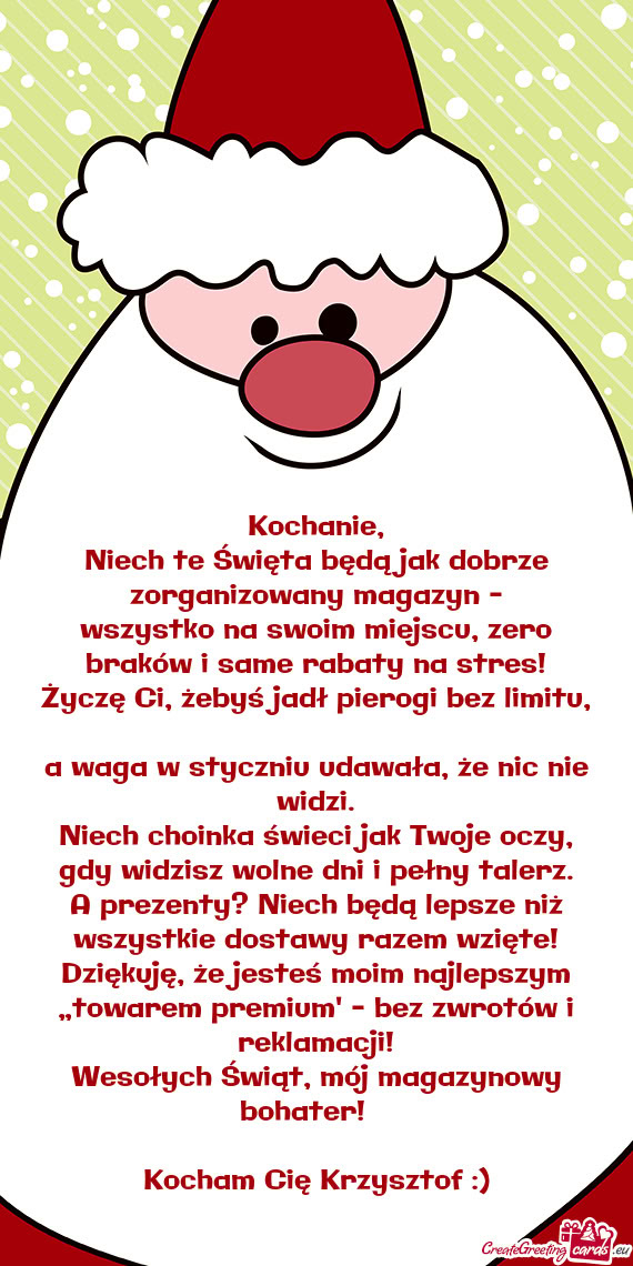Niech te Święta będą jak dobrze zorganizowany magazyn –